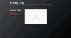 Desktop Screenshot of masterlist.com