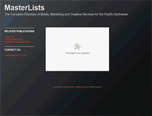 Tablet Screenshot of masterlist.com